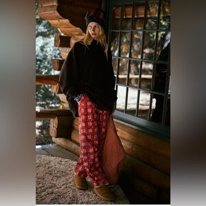 FP movement game day printed pants NWT